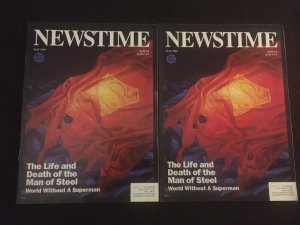 NEWSTIME May 1993, Two Copies, The Life and Death of the Man of Steel