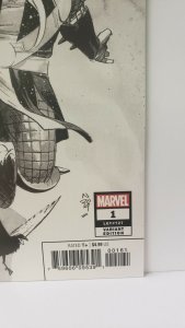 Thor #1 1 Per Store Sketch Variant 2020 Donny Cates B & W Cover NM Unread