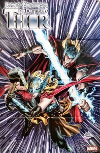 Jane Foster Mighty Thor #1 Marvel 2022 Folded Promo Poster 24x36 New [FP398] 