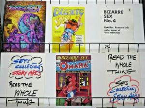 BIZARRE SEX COLLECTION! 4 BOOKS: #3,4,5,9! Omaha, Robert Crumb, Corben, Cruse