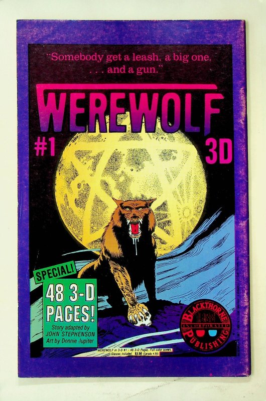 Baby Huey 3-D #1 - No Glasses (Win 1988, Blackthorne) - Very Fine