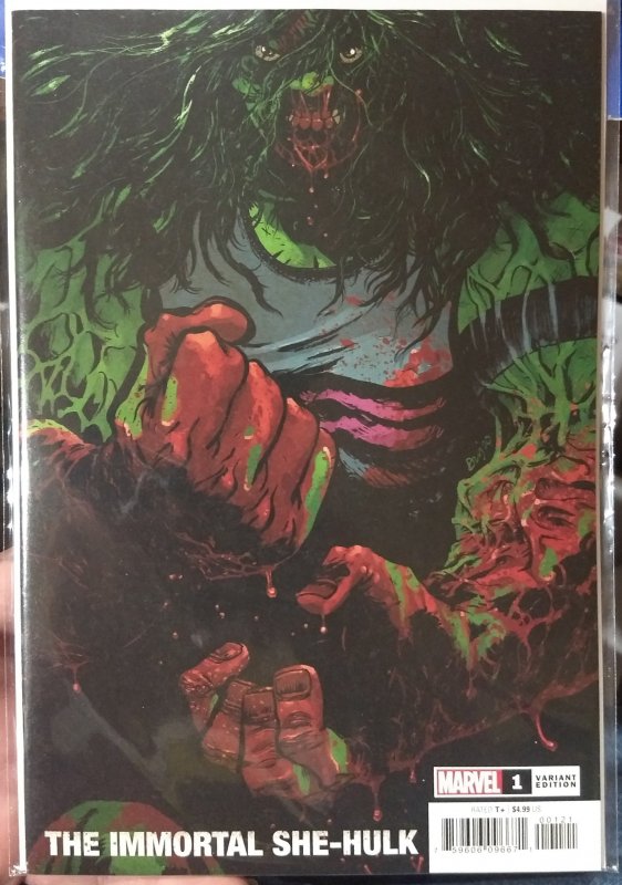 The Immortal She-hulk #1 NM by Johnson - variant edition