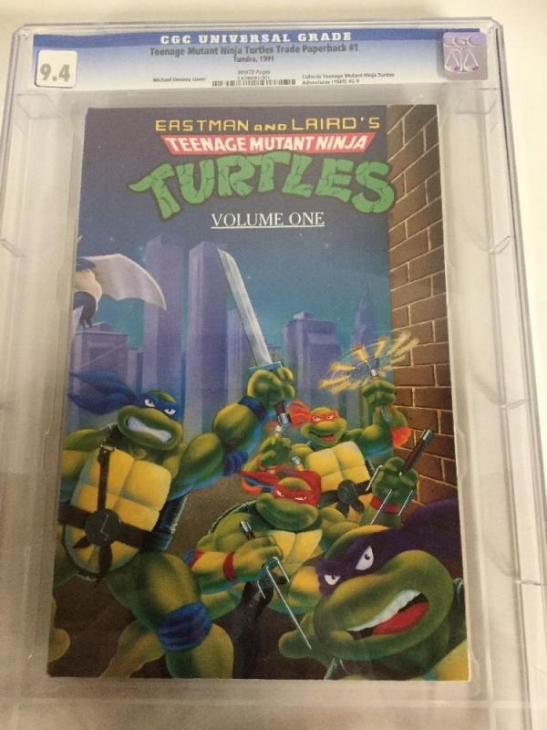 Teenage Mutant Ninja Turtles Trade Paperback #1 Tundra 1991 Nm Near Mint 9.4