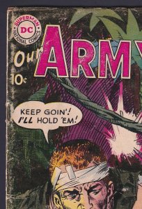 Our Army at War #88 1959 DC 2.5 Good+ comic