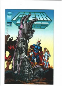 Freak Force #8 VF+ 8.5 Image Comics 1994 Keith Giffen Erik Larsen Superpatriot