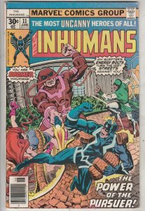 Inhumans, The #11 (Jun-77) FN/VF Mid-High-Grade Black Bolt, Gorgon, Triton, K...