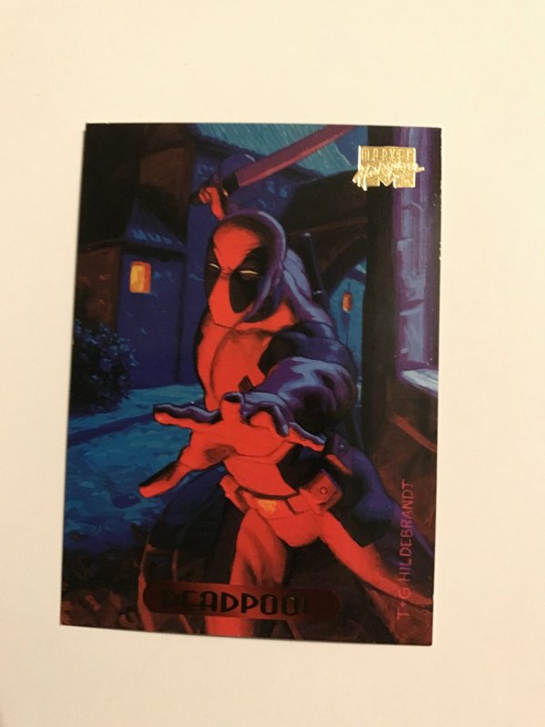 DEADPOOL #28 card : 1994 Marvel Masterpieces, NM; Hilderbrandt art