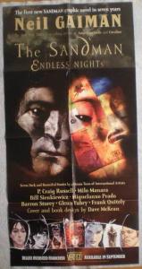 SANDMAN: ENDLESS NIGHTS Promo poster, 17 x 34, Vertigo, Unused