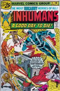 Inhumans, The #4 (Apr-76) NM- High-Grade Black Bolt, Gorgon, Triton, Karnak, ...