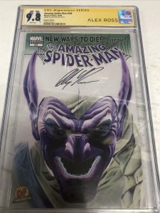 Amazing Spider-Man (2008) #568 (CGC 9.8 SS) Signed By Alex Ross Negative Edition