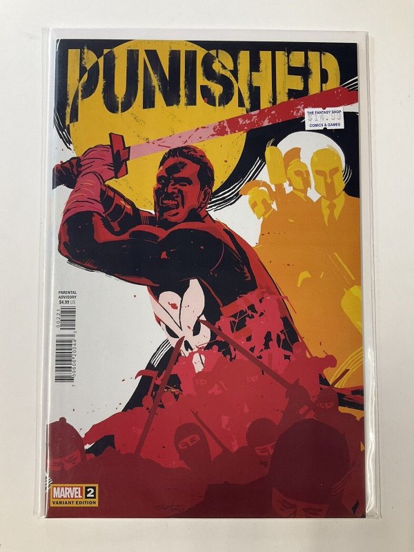 PUNISHER 2 NM NEAR MINT AZACETA VARIANT MARVEL COMICS 