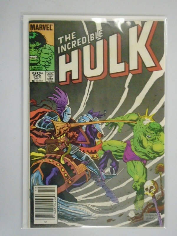 Incredible Hulk #302 Newsstand edition 5.0 VG FN (1984 1st Series)