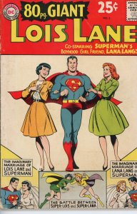 80 Page Giant #3 (1964)  VG  Lois Lane!