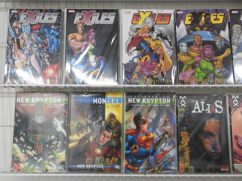 Huge Lot of 31 TPB's W/The Walking Dead, Batman, Silver Surfer Avg VF+ C...