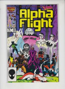 ALPHA FLIGHT  # 33  1985  MARVEL  /  UNREAD  VF + / -