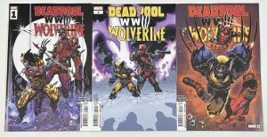 Deadpool & Wolverine: WWIII #1-3 VF/NM complete series (Main Covers) ; Marvel