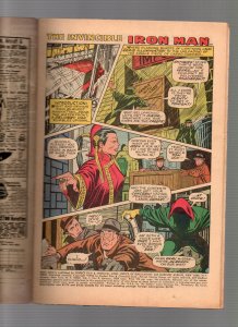 Invincible Iron Man #9 - vs Hulk Android - 1969 - FN/VF