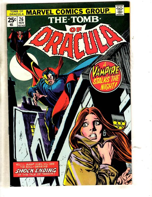 Tomb Of Dracula # 26 VF/NM Marvel Comic Book Horror Fear Vampire Monster TW64