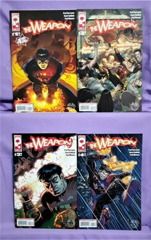 Fred Van Lente THE WEAPON #1 - 4 Scott Koblish (Platinum Studios, 2007)!