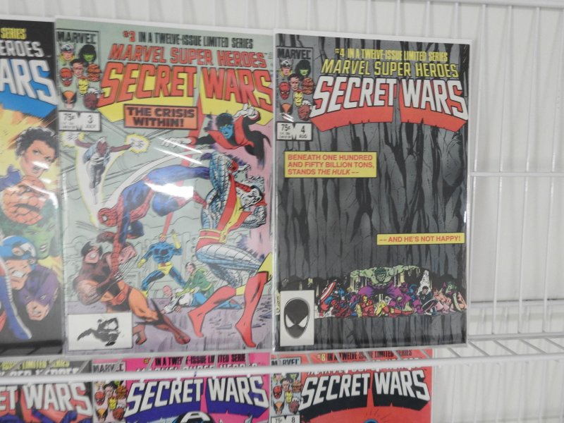 Marvel Super Heroes Secret Wars #1-12 (1984) High Grade Complete Set! NM- AVG!!