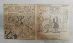 (150) The Old Home Town Panels by Stanley 1-6,1932 Size 4 x 4.5 inches AP Strip