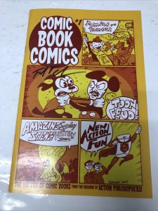 Comic Book Comics (2008) # 1 (FN/VF) Variant •  Signed Fred Van Lente •Evil Twin