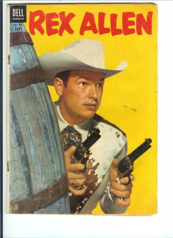 Rex Allen  #15 - Golden Age - Dec.-Feb. 1955 (Good+)