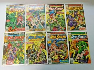 Bronze Age Red Sonja 2 sets lot 22 different books average 6.0 FN (1976)