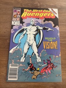 West Coast Avengers # 45 NM- Marvel Comic Book 1st White Vision Cover 4 J437