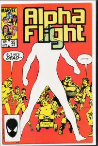 Alpha Flight #25 (1985) Alpha Flight