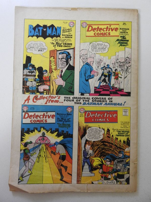 Batman Annual #3 (1962) VG Condition 3 1 in tears bc
