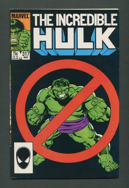 Incredible Hulk #317  /  7.0 FN/VFN  /   March 1986