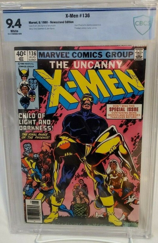 UNCANNY X-MEN #136 - CBCS 9.4 GRADE - NM WHITE PAGES - NEWSSTAND