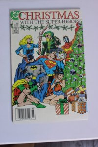 Christmas With the Super-Heroes #1 Newsstand (1988) Batman VFNM