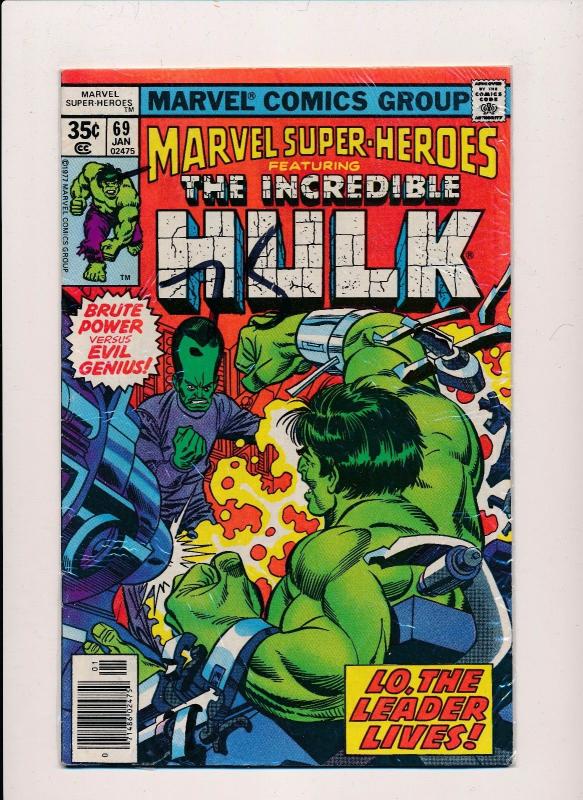 Marvel Super-Heroes ft.THE INCREDIBLE HULK #69  FINE (SRU532)