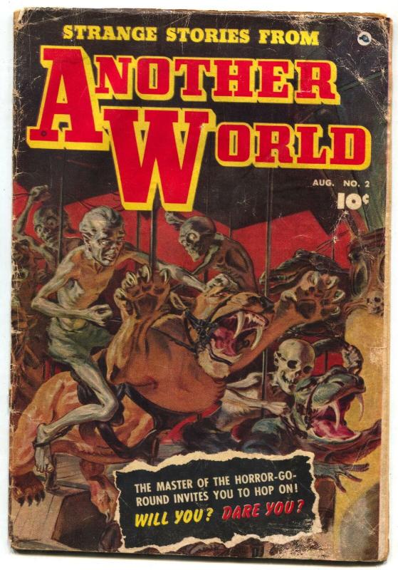 Strange Stories from Another World #2 1952- Saunders cover- Rare horror G