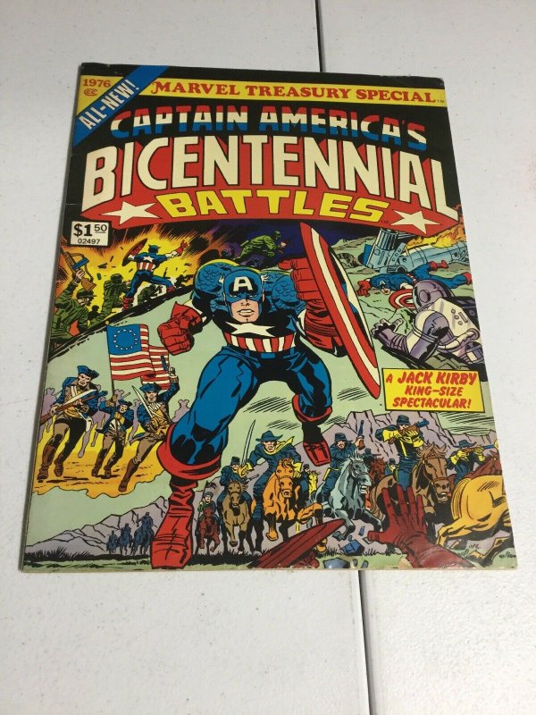 Captain America’s Bicentennial Battles Fn- Fine- 5.5 Marvel Treasury Special
