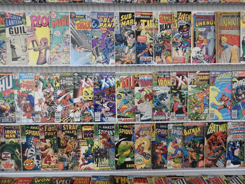 Huge Lot 150+ Silver/Bronze Comics W/ Thor, Hulk, Spider-Man, +More! See desc