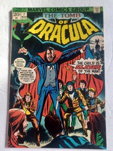 Tomb of Dracula #7 - vampire - horror - 1973 - FN
