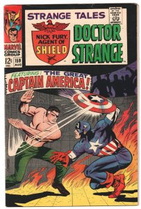 Strange Tales #159 (1967) Nick Fury and Captain America, Jim Steranko issue!