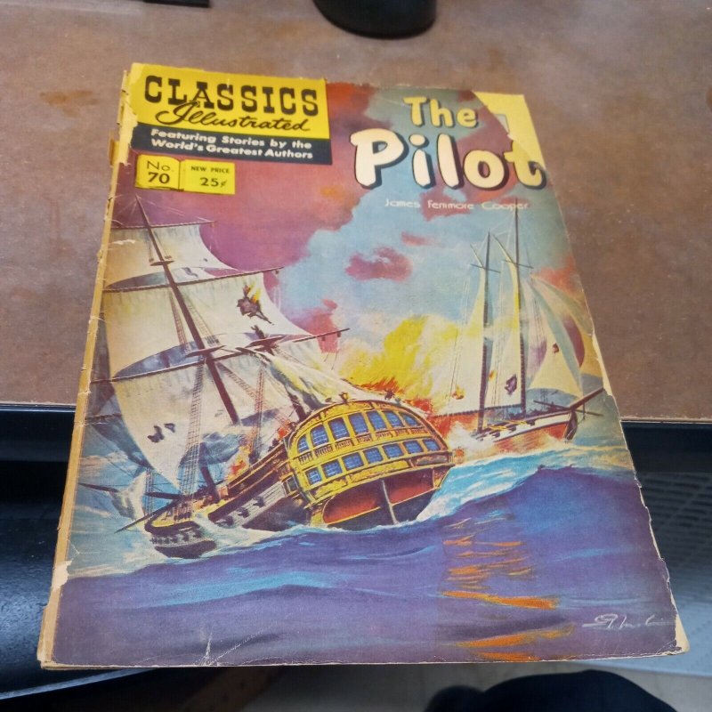 Classics Illustrated 5 Issue Comics Lot Run Set Collection The Pilot Caesar's...