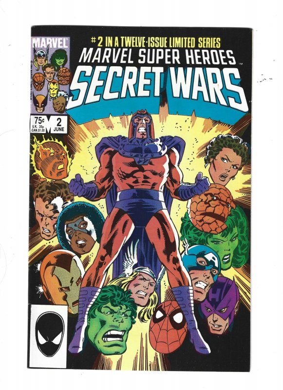 Marvel Super Heroes Secret Wars #2 (1984) abc