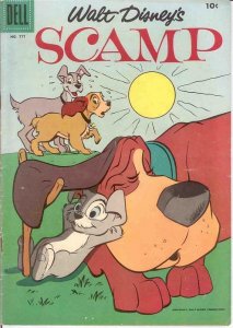 SCAMP (1956-1961 DELL) F.C. 777 VG-F DISNEY  1957 COMICS BOOK