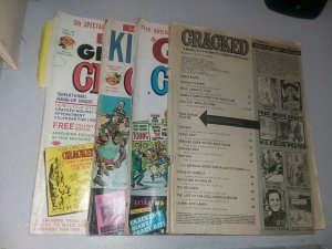 Cracked Magazine 4 Issue Lot Run Set Collection 1970's annual giant size issues