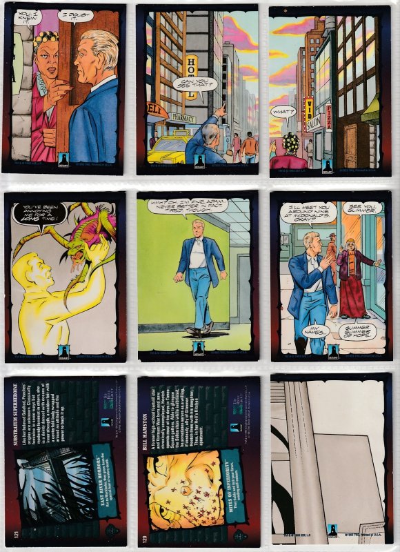 Dark Dominion # 0 Trading Cards  Rare Steve Ditko painted art ! 81 Cards !