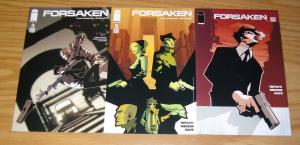 Forsaken #1-3 VF/NM complete series mixes future sci-fi with crime noir - set 2