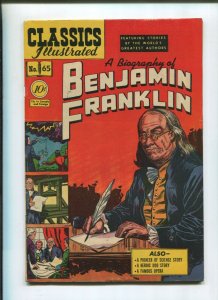 CLASSICS ILLUSTRATED #65 (7.5) BENJAMIN FRANKLIN 1ST PRINT