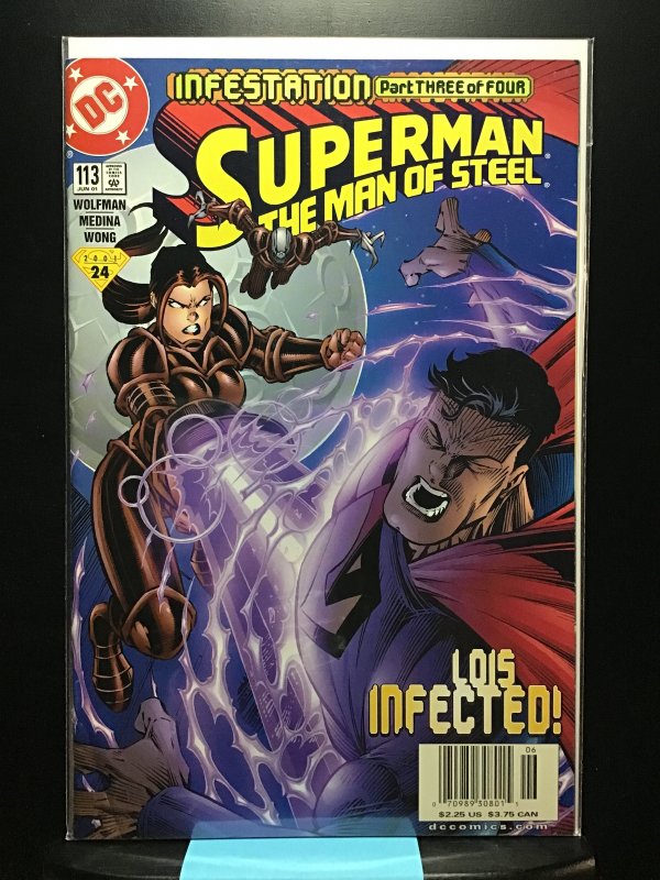 Superman: The Man of Steel #113 Newsstand Edition (2001)