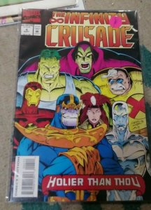 INFINITY CRUSADE  # 4 thanos  WARLOCK HER KISMET   jim starlin MEPHISTO HULK