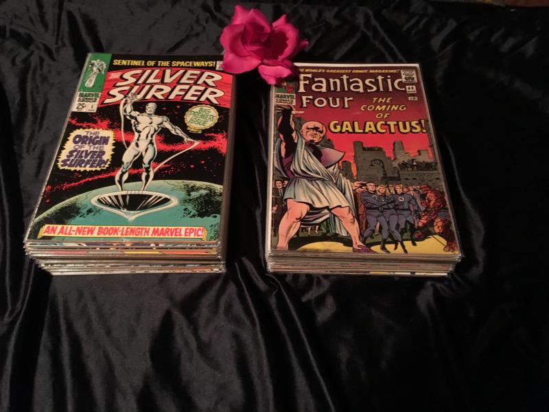 Silver Surfer original complete 1-18 plus FF extra, incuding first appearance